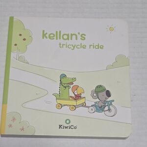 Kellan's Tricycle Ride KiwiCo Board Book